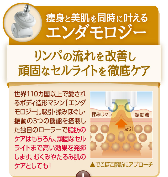 痩身と美肌を同時に叶える エンダモロジー