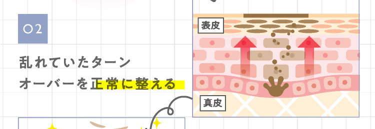 POINT 浸透テクノロジーで肌深く※3への浸透を促します