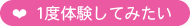 1度体験してみたい